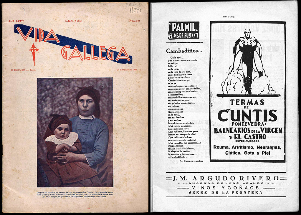 Περιοδικό Vida Gallega (#643, 10/10/1935)
