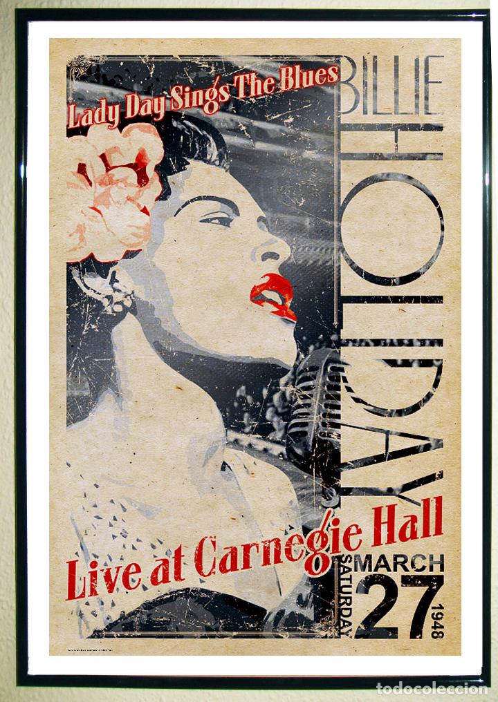 Αφίσα από τη θριαμβευτική συναυλία της Billie Holiday στο Carnegie Hall το 1948