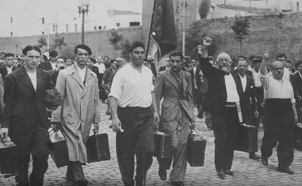 Ιούλιος 1936 Αντιφασίστες αθλητές από όλο τον κόσμο φτάνουν στη Βαρκελώνη για την αντιναζιστική Ολυμπιάδα